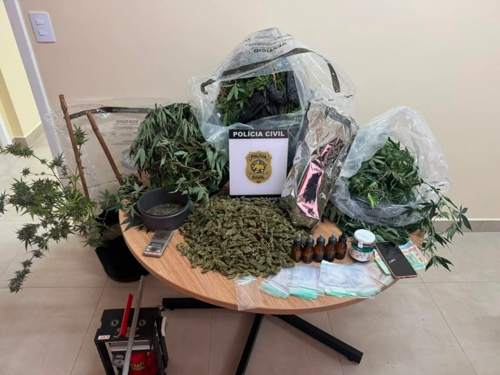 Polícia desmonta laboratório de ‘flores de maconha’ em Natal