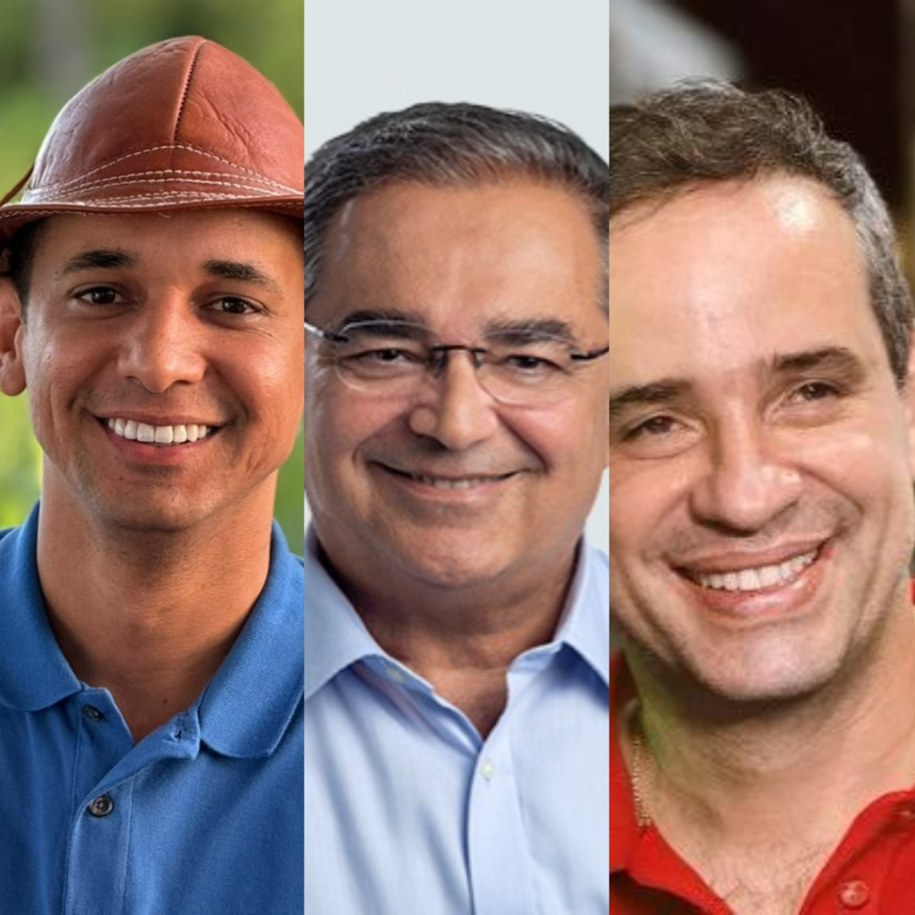 Allyson e Cadu dividem voto do esquerda e Álvaro lidera na direita, diz pesquisa DataVero