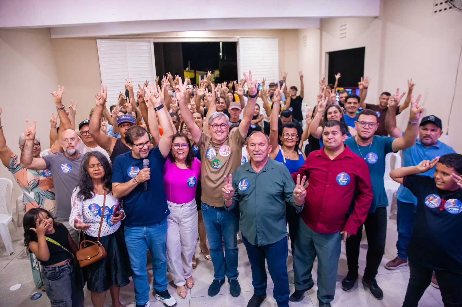 Em Tangará, Tomba Farias fortalece candidatura a deputado estadual ao lado de apoiadores